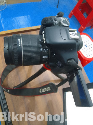 dslr camera- canon 600d with 18-55 STM Lens.